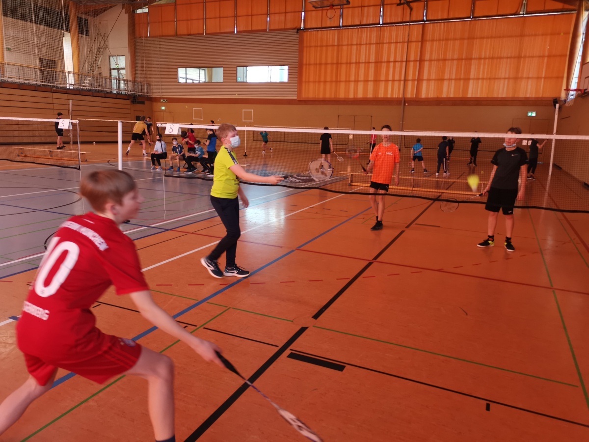 Badminton – Turnier am Gymnasium Gleichense 9.03.2022