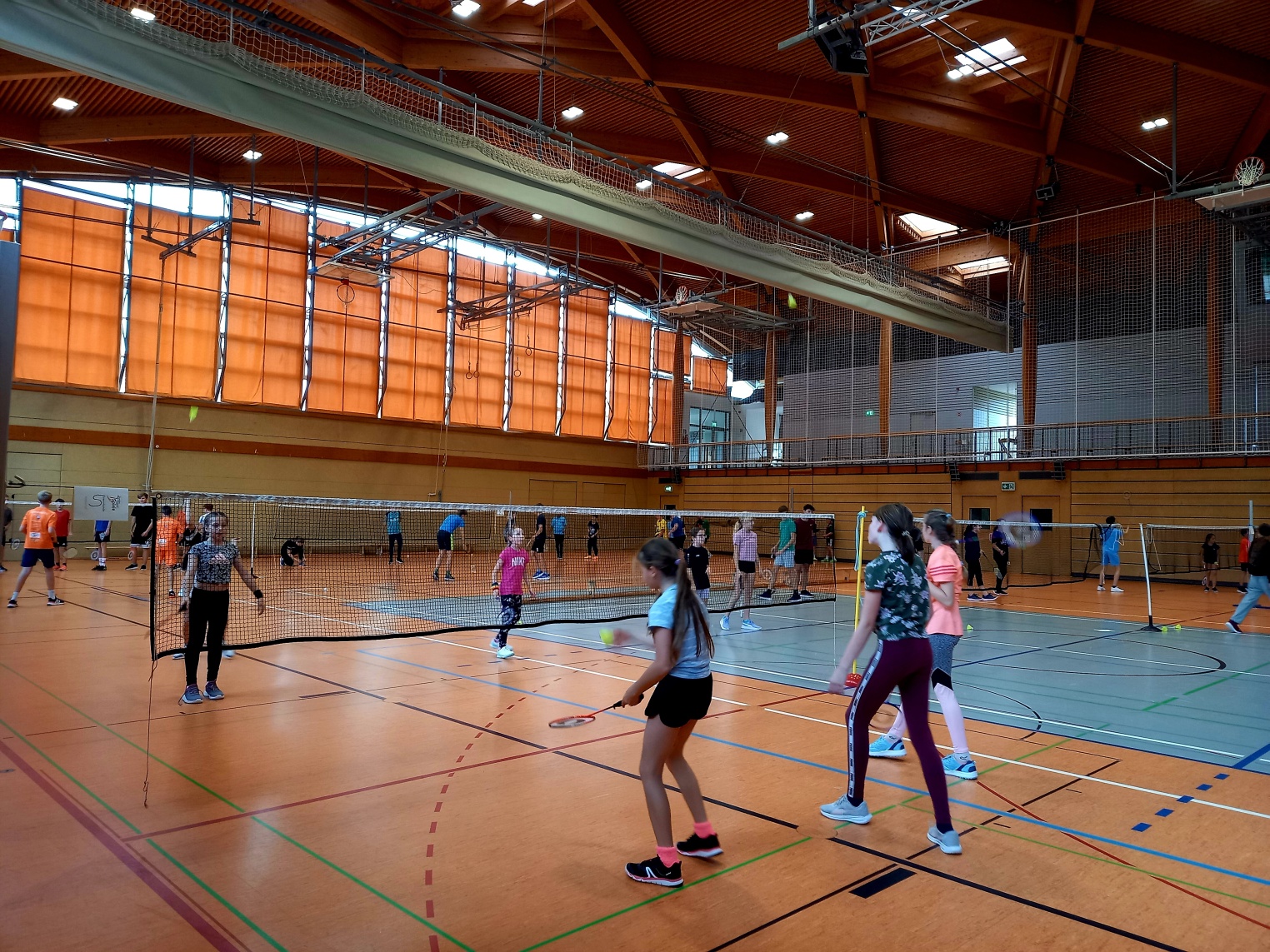 Badminton-Turnier des Gymnasiums „Gleichense“ im Schuljahr 2023/24